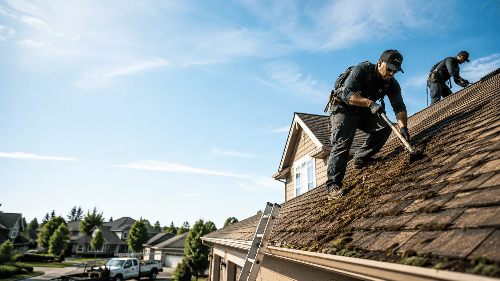 Roof Moss Removal in Bangor, WI near me
